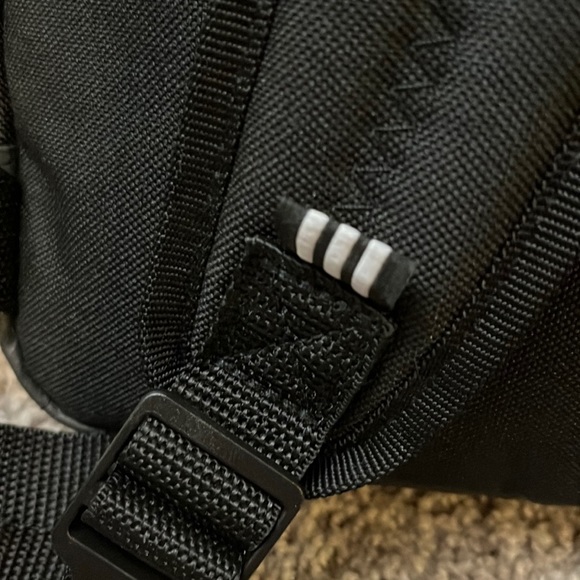 Adidas Classic BP backpack school new black book bag mens womens laptop sleeve - Picture 6 of 16
